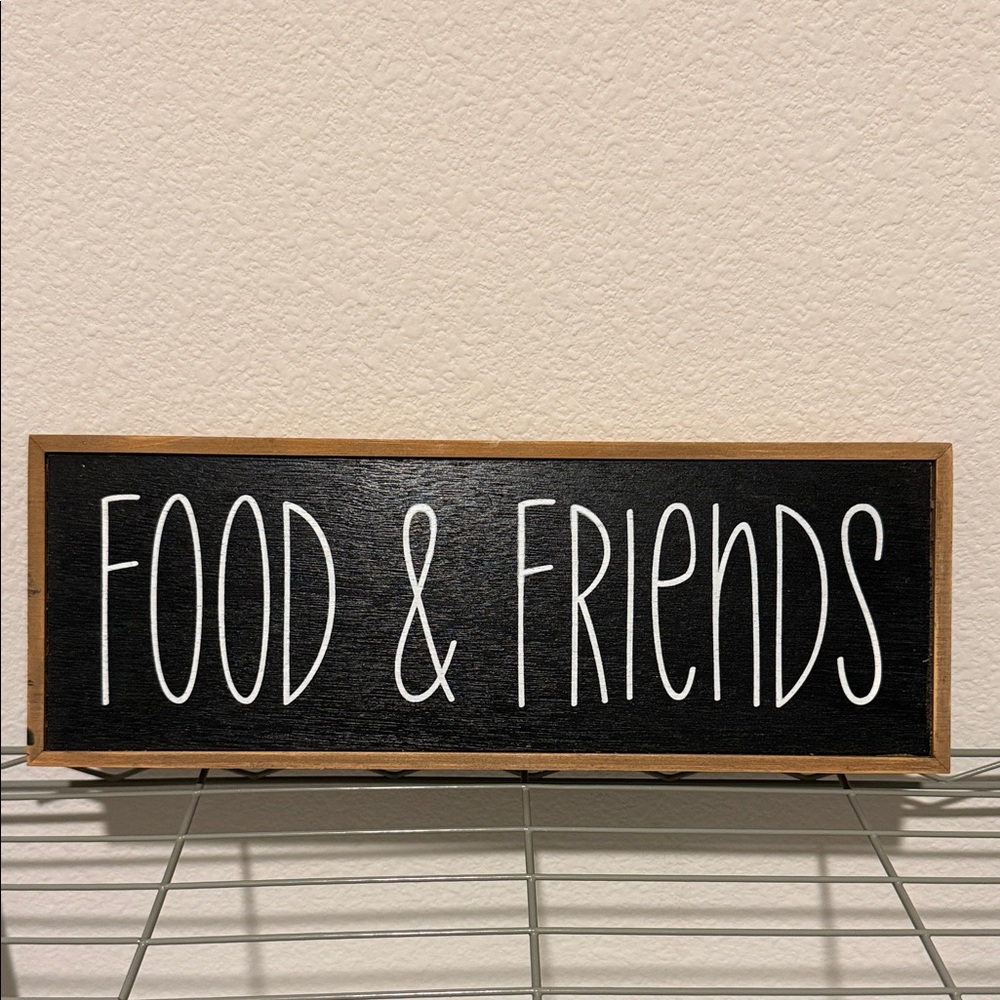 Black and Brown Kitchen Wall Sign